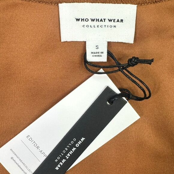 Who What Wear Haley Corset Bodysuit - Style No. WHW21T27 - Size Small - Cocoa - Picture 4 of 8